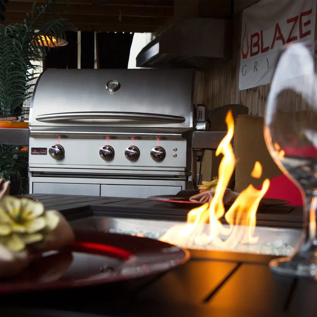 Blaze Outdoor Grill Lifestyle Shot